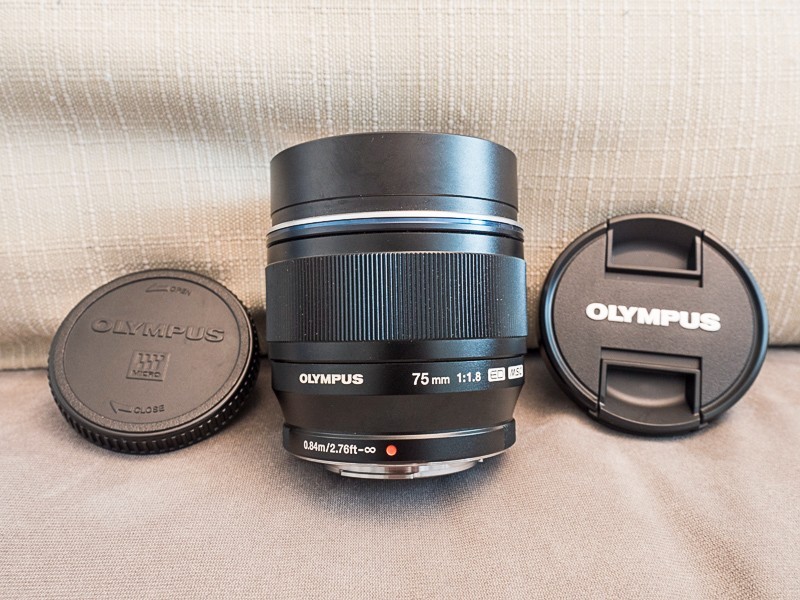 Olympus M.Zuiko 75mm f/1.8 Digital ED Lens – Black