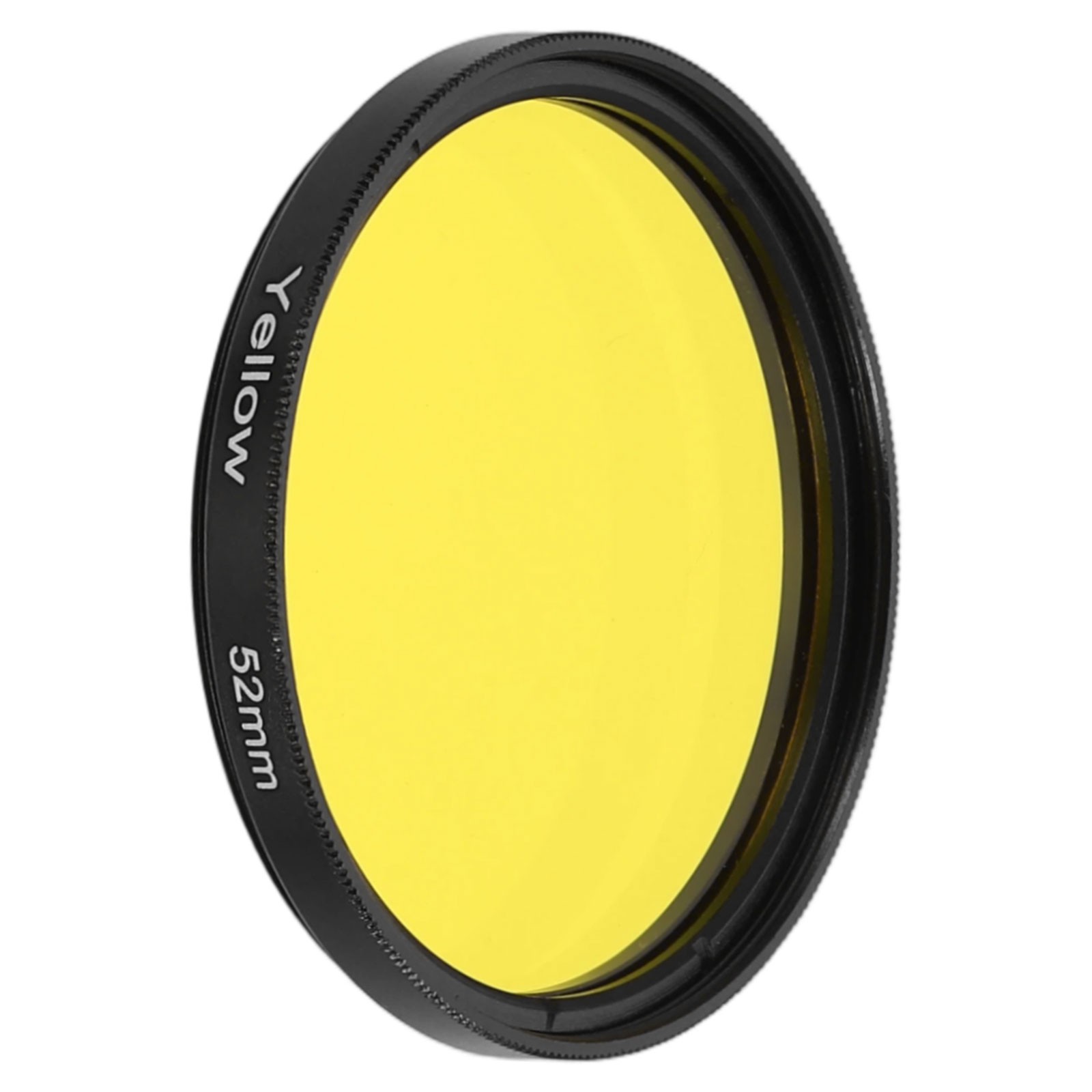 52mm Round Full Colorful Lens Filter Camera Lens Accessories Yellow