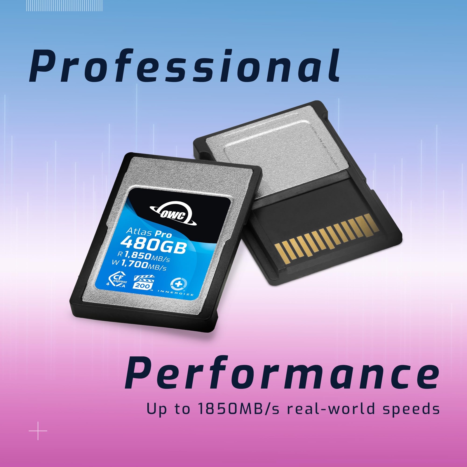 OWC 480GB Atlas Pro High Performance Cfexpress 4.0 Type A Memory Card