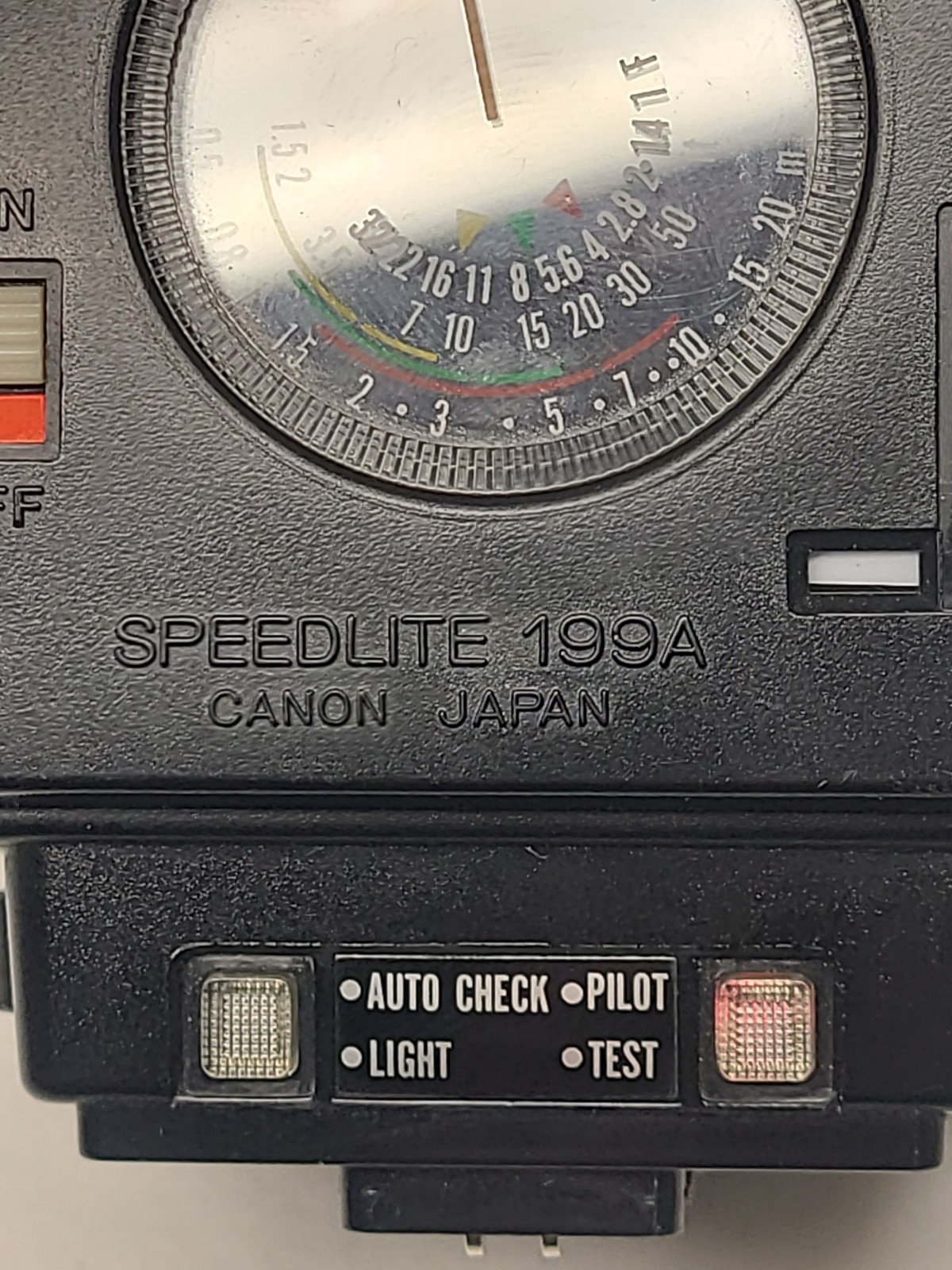 VTG 70s Canon Speedlite 199A Shoe Mount Hot Shoe Strobe Flash Auto Exposure GN14