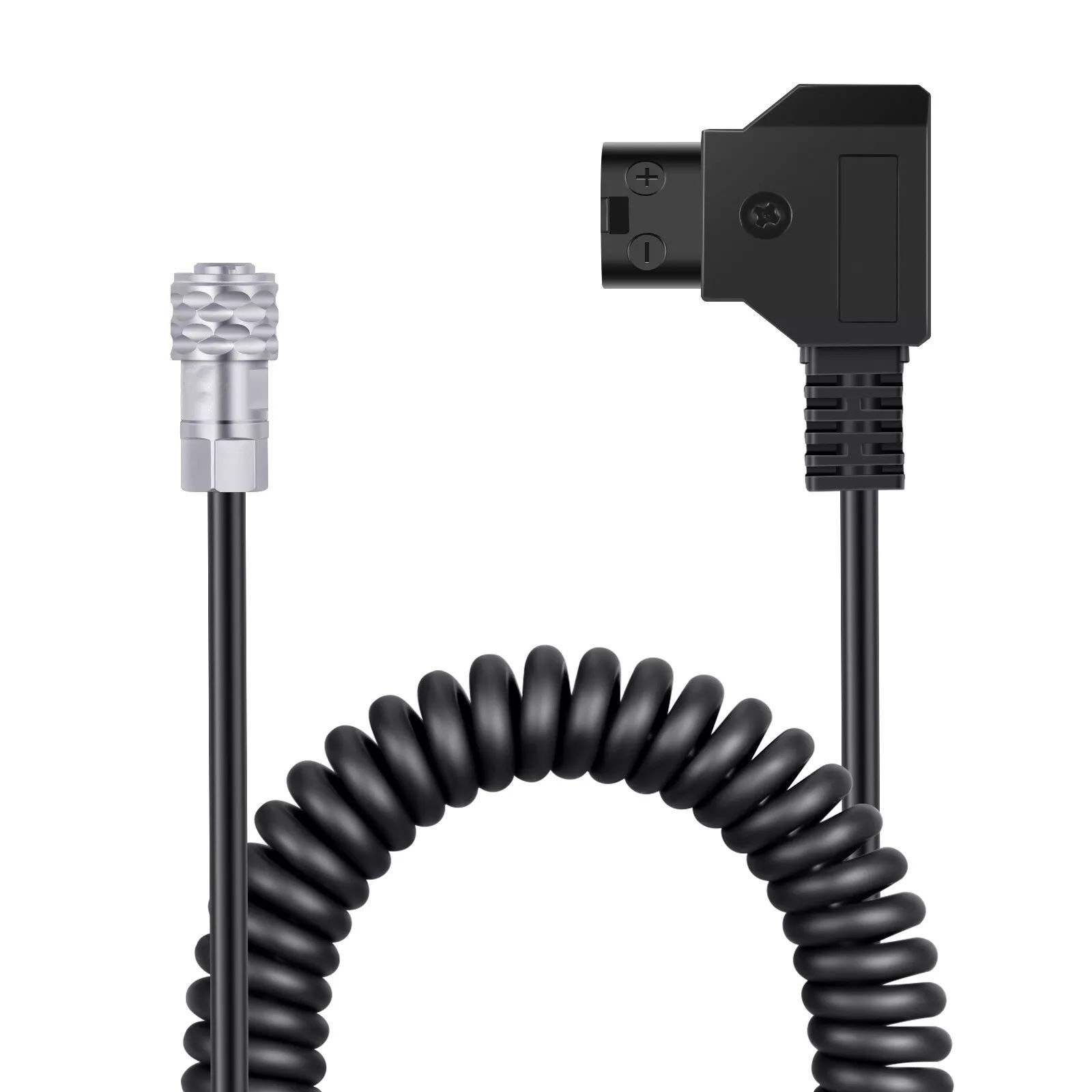 NEW 14.8V D-Tap to BMPCC 4K/6K Coiled Power Cable for Blackmagic Pocket Cinema
