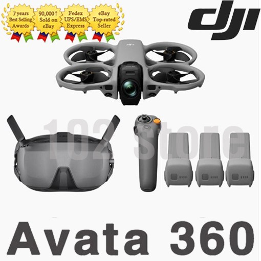 (Pre-Oder) DJI Avata 360 Motion Combo (Goggles N3 + 3 Batteries) FPV Drone