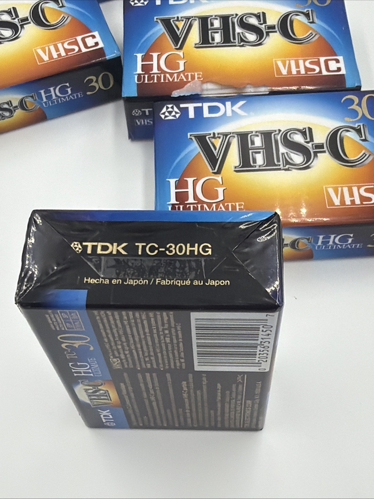 Lot of 5 New TDK TC30 Blank VHS-C Camcorder Video Cassette Tape HG Ultimate