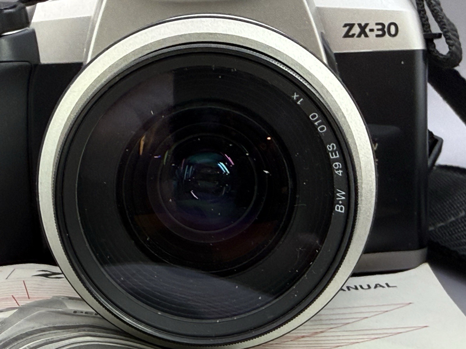 Pentax ZX-30 35mm SLR Film Camera With 35-80mm Lens Built-in Flash Auto Exposure