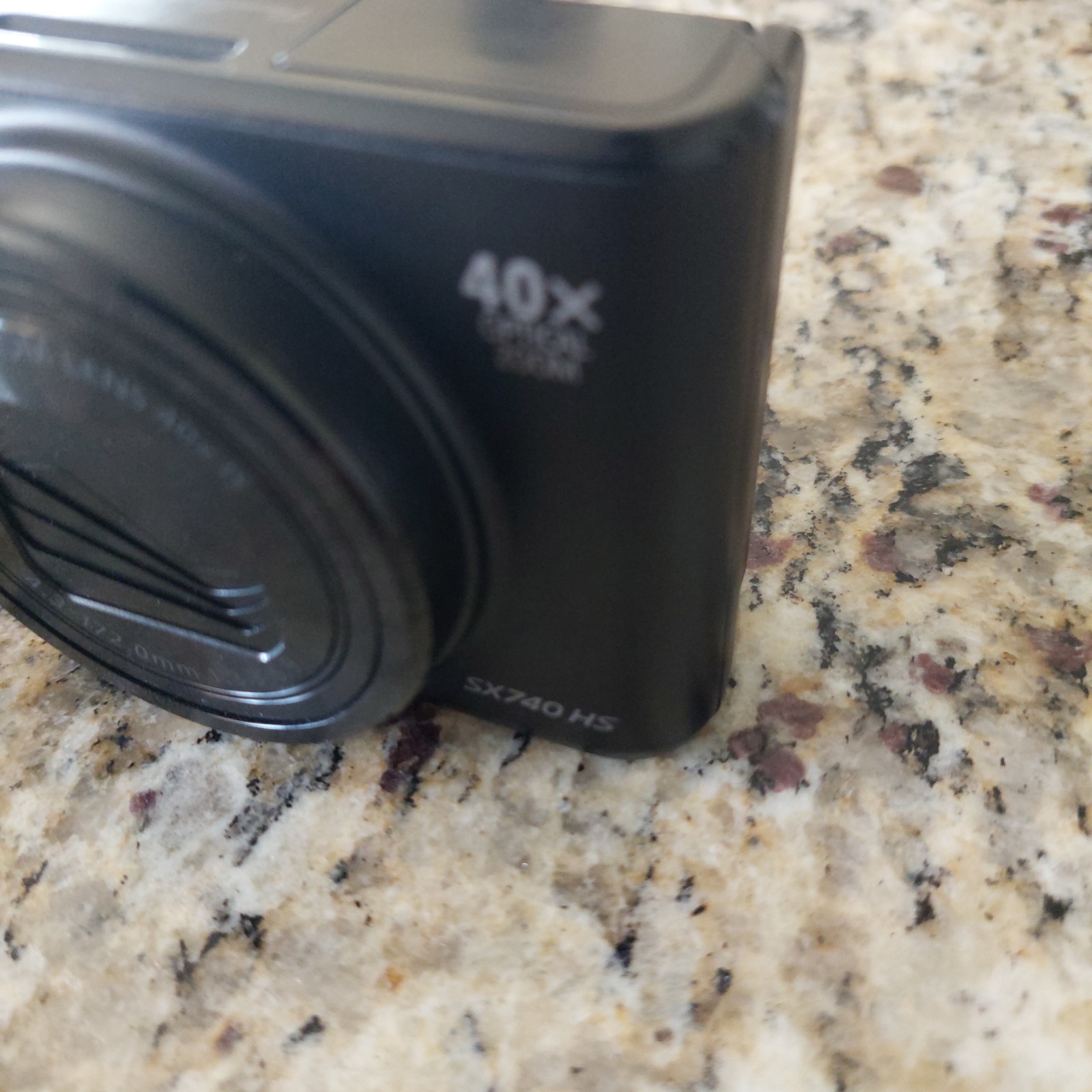 Canon PowerShot SX740 HS Compact Camera 20.3MP 40x Zoom 4K Wi‑Fi Black