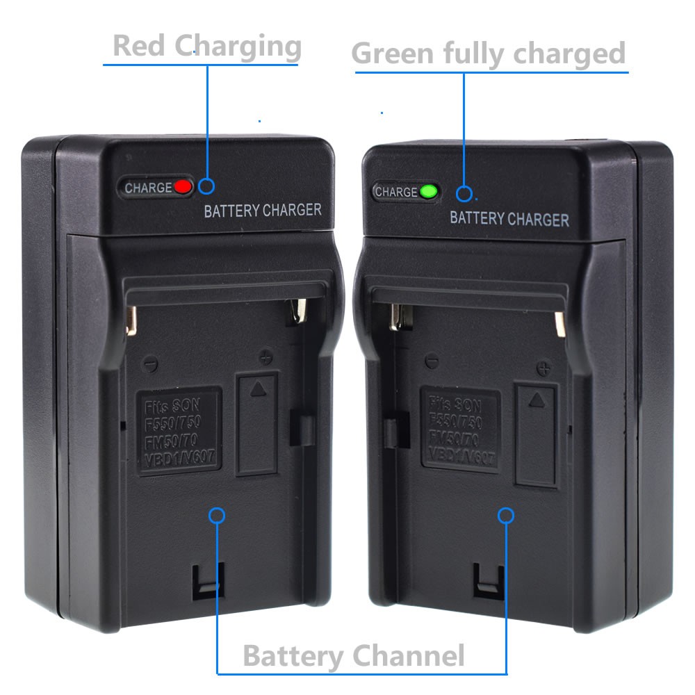Battery or Charger for Sony NP-F550 MVC-FD71 MVC-FD83 MVC-FD90 MVC-FD100 FD200