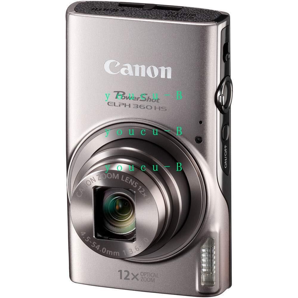 Canon PowerShot ELPH 360 HS/ IXUS 285 HS 12X Optical Zoom Digital Camera -Silver