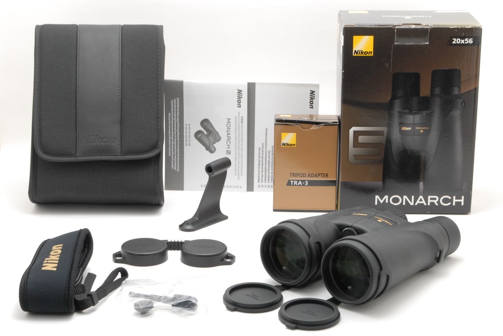 [Unused in Box] Nikon Monarch 5 20x56mm Roof Prism Waterproof Binoculars JAPAN