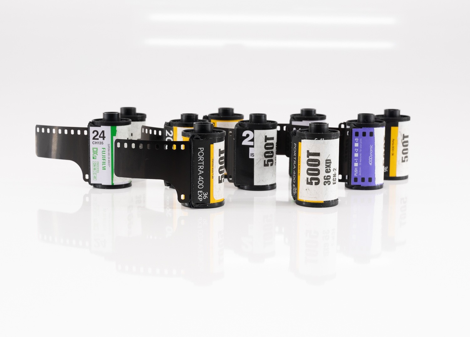 10 Rolls – Kodak Vision3 500T 5219 35mm Film – 36 Exposures – Fresh