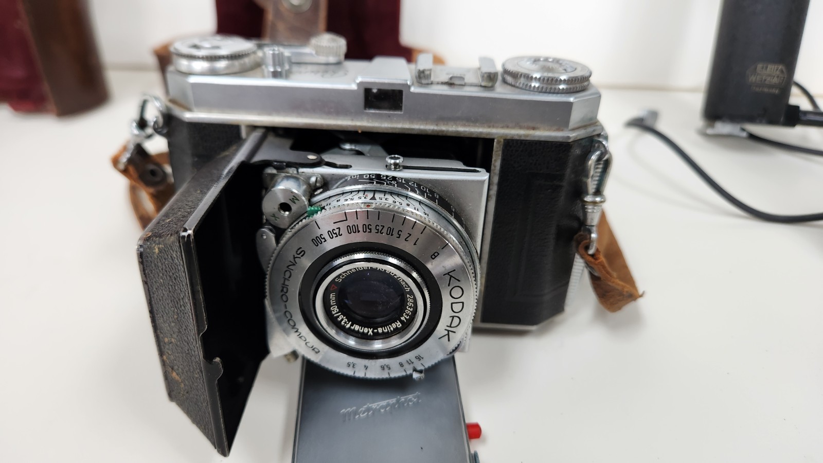 Kodak Retina Ia 35mm Folding Camera Silver/Black w/ Retina-Xenar 50mm f/3.5