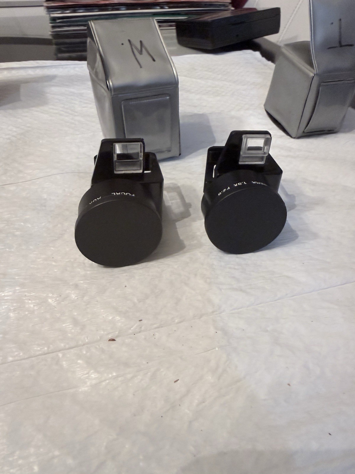 FOCAL Auxiliary Lens Set for Kodak DISC Cameras ~ Telephoto & Wide Angle ~ EUC