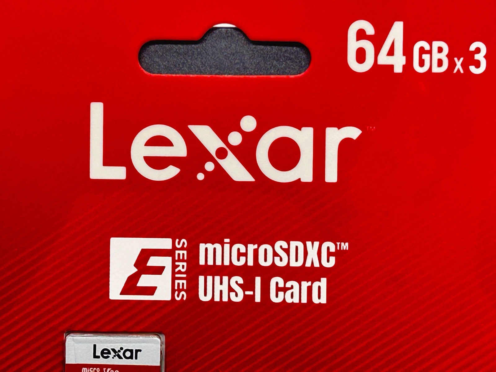 Lexar E Series microSDXC UHS-I 64GB — 3-Pack with SD Adapter | New Sealed