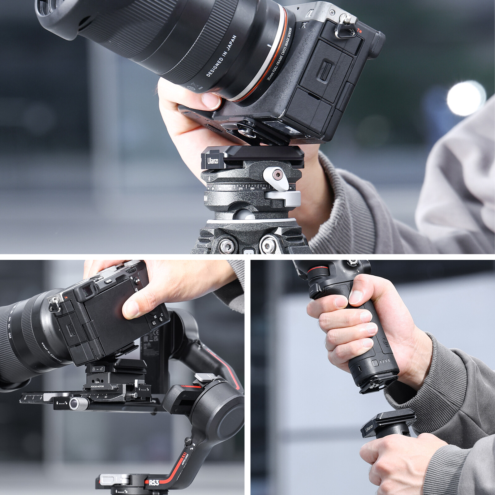 Ulanzi UKA01 Uka Quick-Release Plate Kit for Camera Tripod