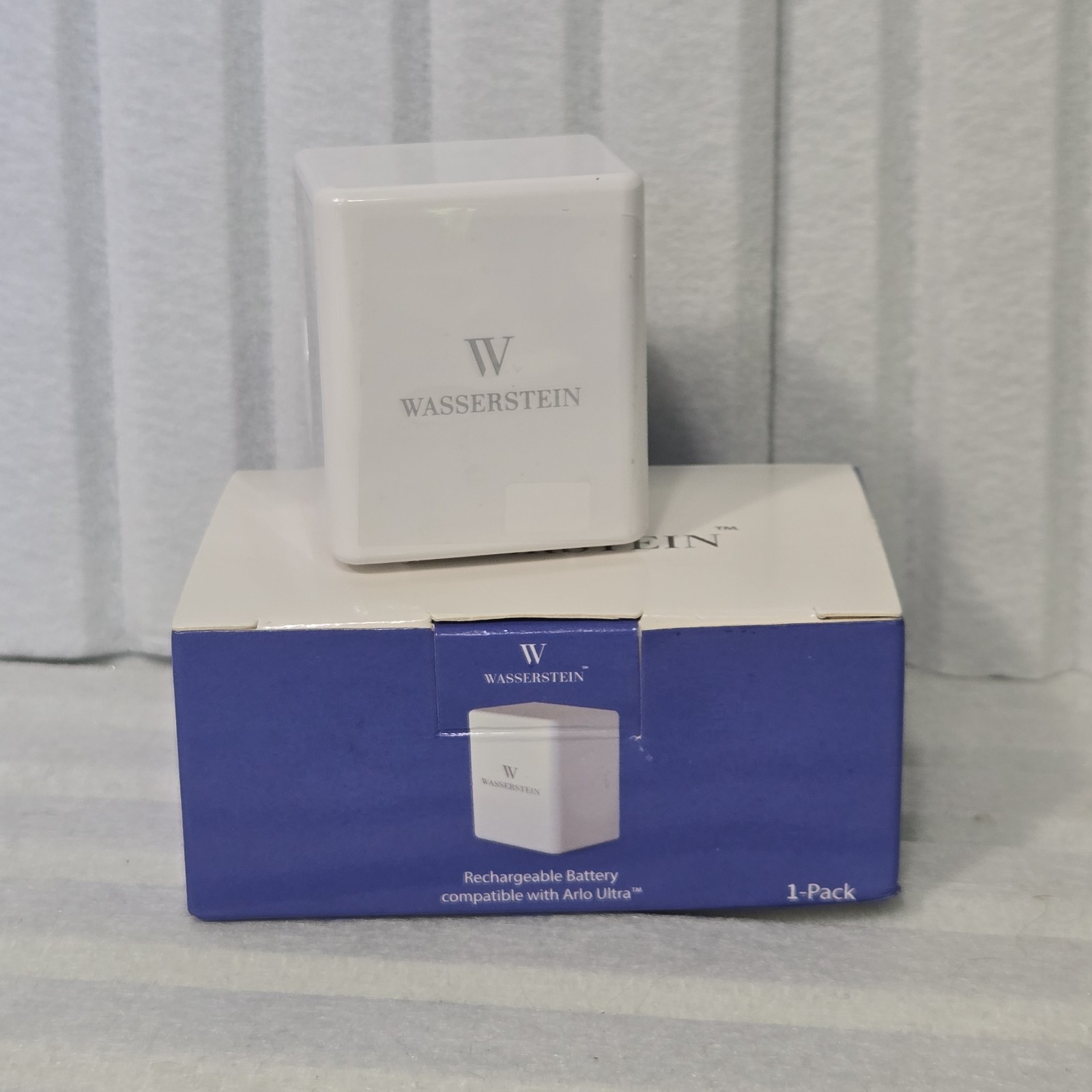 Wasserstein Rechargeable Battery Compatible with Arlo Ultra 4800mAh White 1-Pack