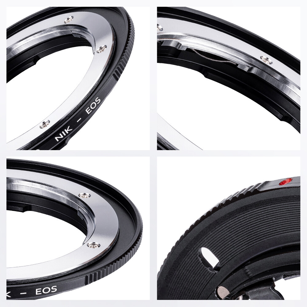 K&F Concept Lens Mount Adapter Nikon F/AF AI-S Lens to Canon EOS EF EF-S Mount