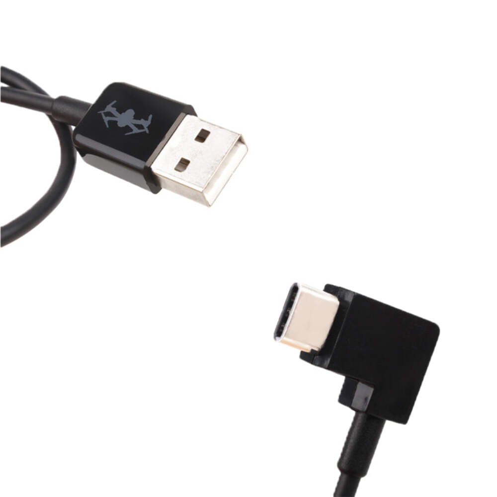 30cm USB to USB-C Right Angle Cable DJI SPARK MAVIC PRO Phantom 3 4 Inspire 1 2