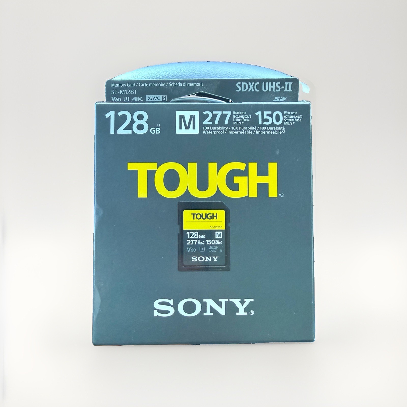 Sony TOUGH SF-M128T 128GB SDXC UHS-II V60 Memory Card 277MB/s New Sealed