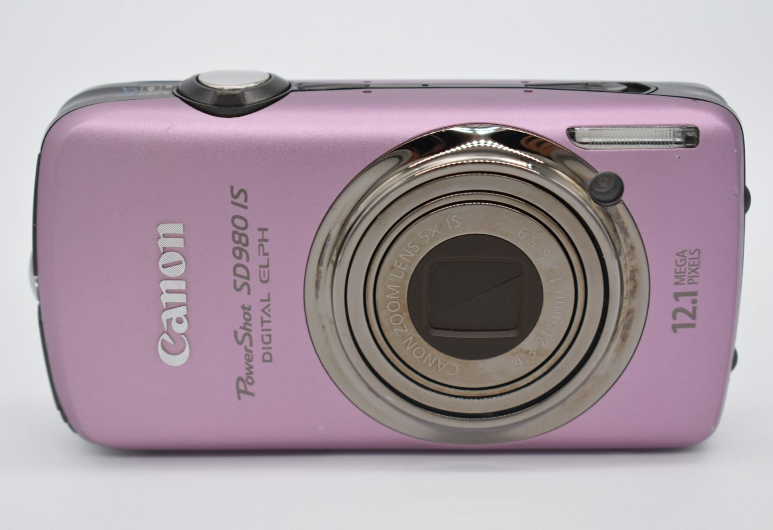 Canon PowerShot SD980 IS Pink Digital Camera 5x Zoom 12.1MP Bundle – TESTED ✅