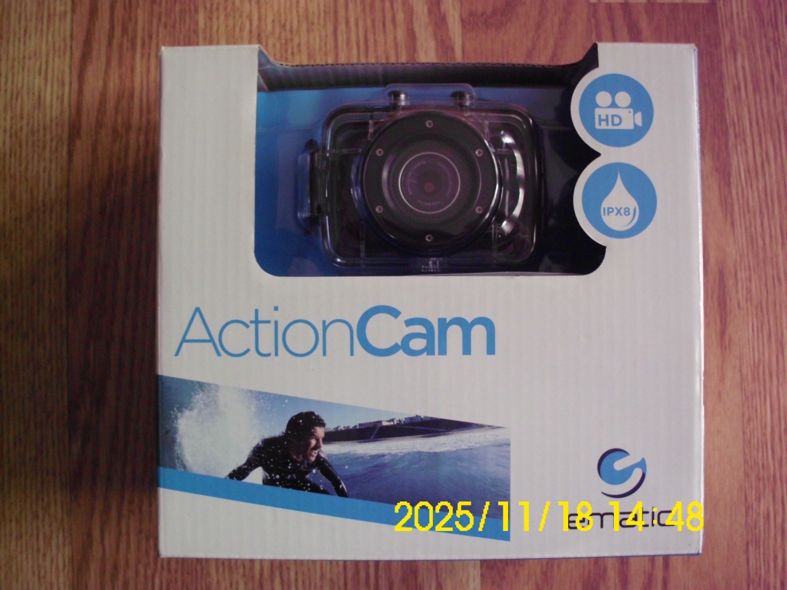 Ematic HD Action Cam Waterproof 32GB High Speed Recording Camera IPX8 EVH625BL