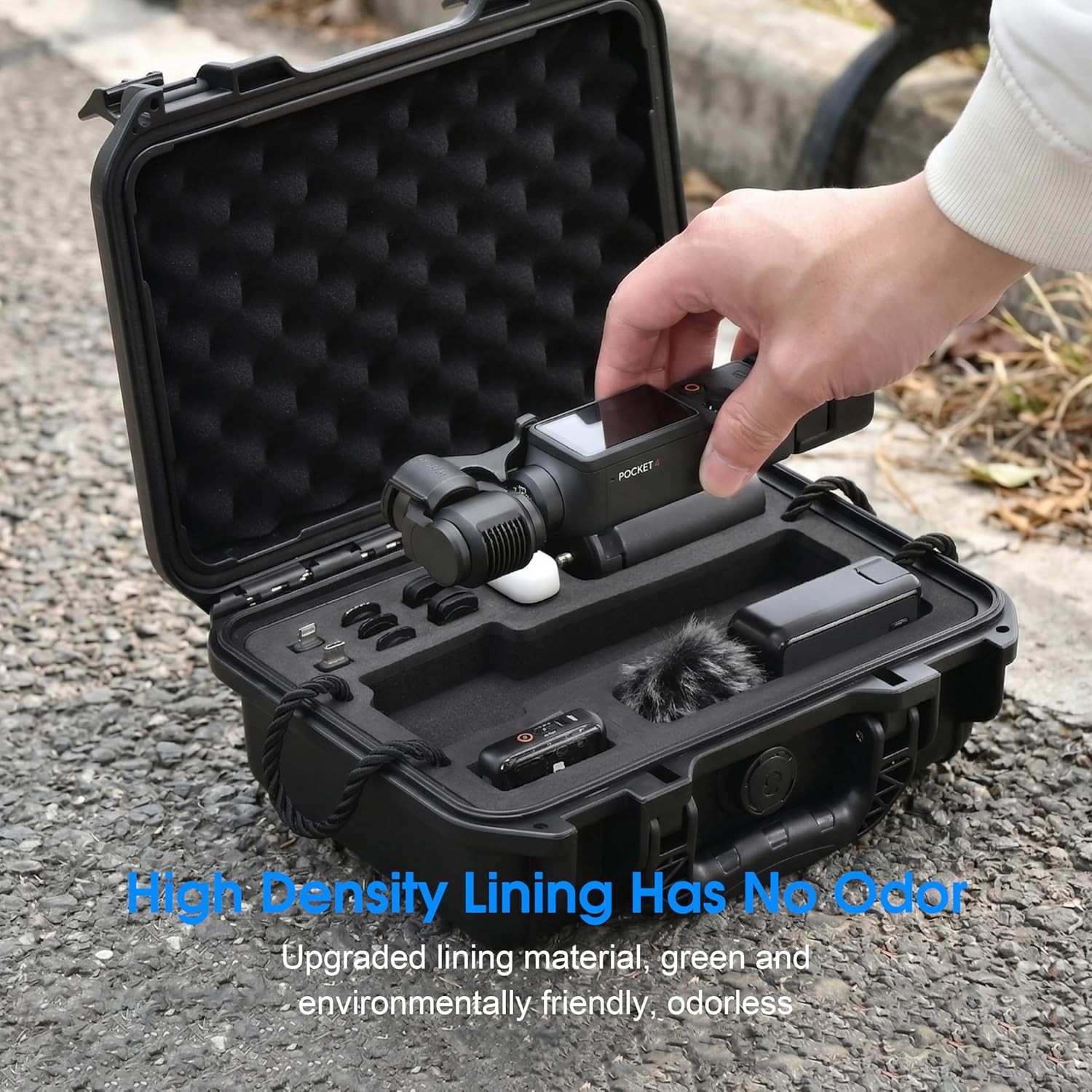 Waterproof Hard Case For DJI Osmo Pocket 4 Accessories Dual Layer Travel Case