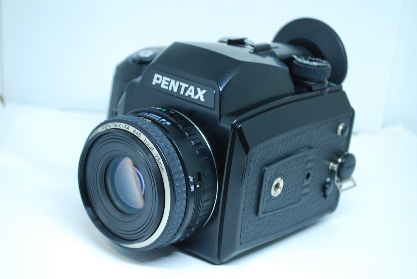 “Excellent+”Pentax 645N Medium Format SLR Film Camera with FA 75mm f2.8 lens set