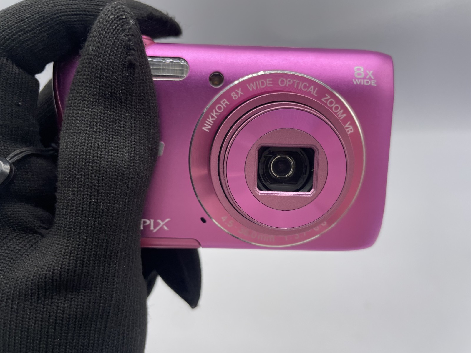 READ Nikon COOLPIX S3700 pink 8x Optical Zoom Compact Digital Camera 2333