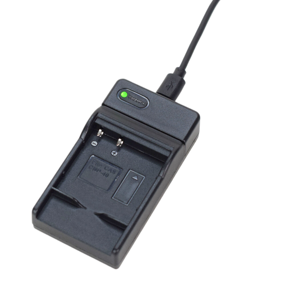2 Battery +Charger For Polaroid 4K 18X Zoom Touch Screen Wi-Fi Camcorder ID995HD