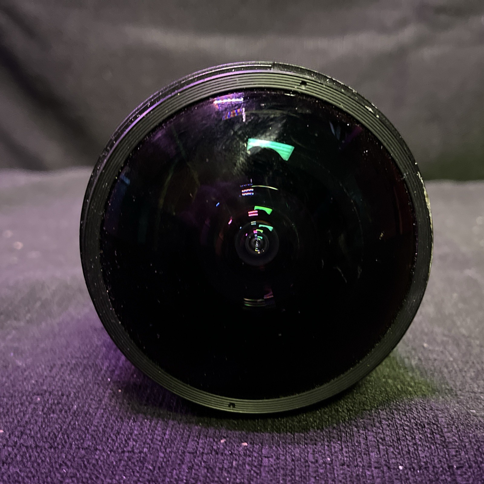 USED Opteka Fisheye CS 6.5mm F/3.5 UltraWide Angle Aspherical Lens For Canon EOS