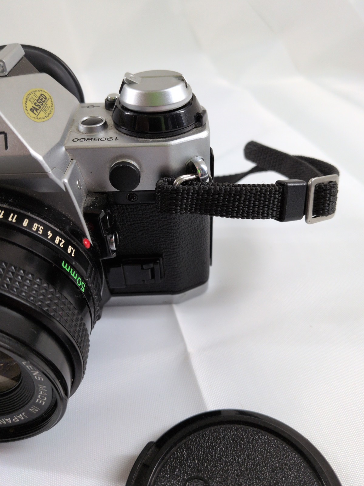 Canon AE-1 Program Film Camera w/50mm 1.8 Lens Tested Working