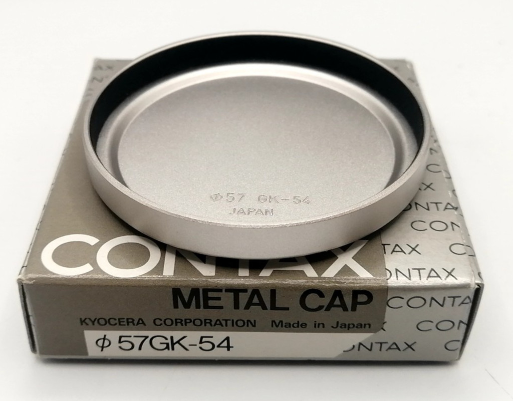 🎦👀✨Unused✨ Contax GK-54 Metal Hood Cap Zeiss Biogon Planar Lens 57mm JAPAN
