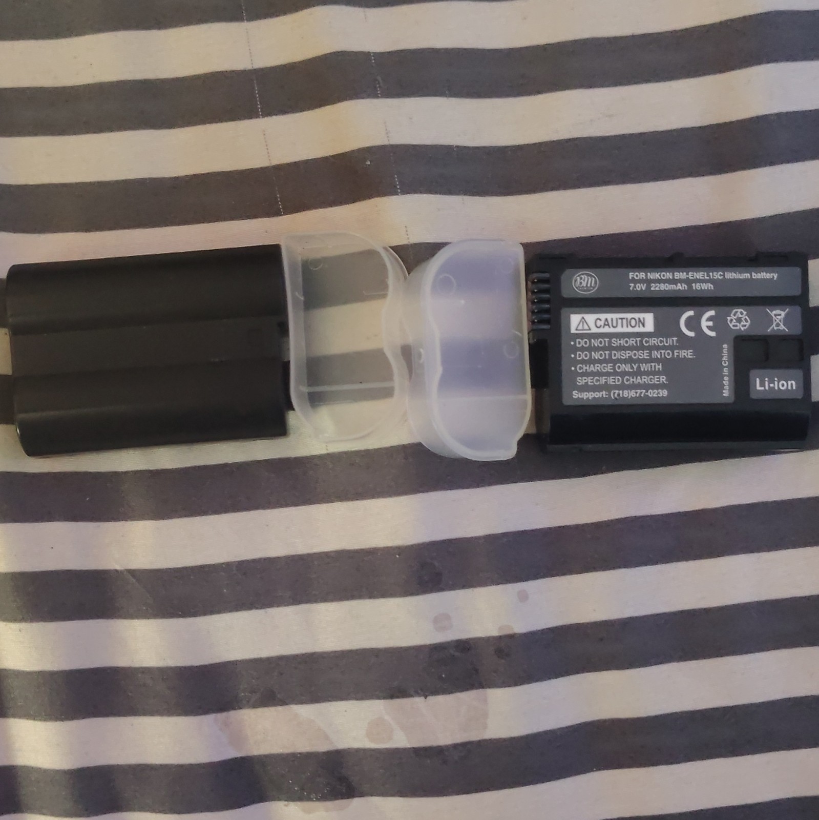 BM Premium 2-Pack Li-Ion Battery for Nikon BM- ENEL15C 2280mAh 7.0V