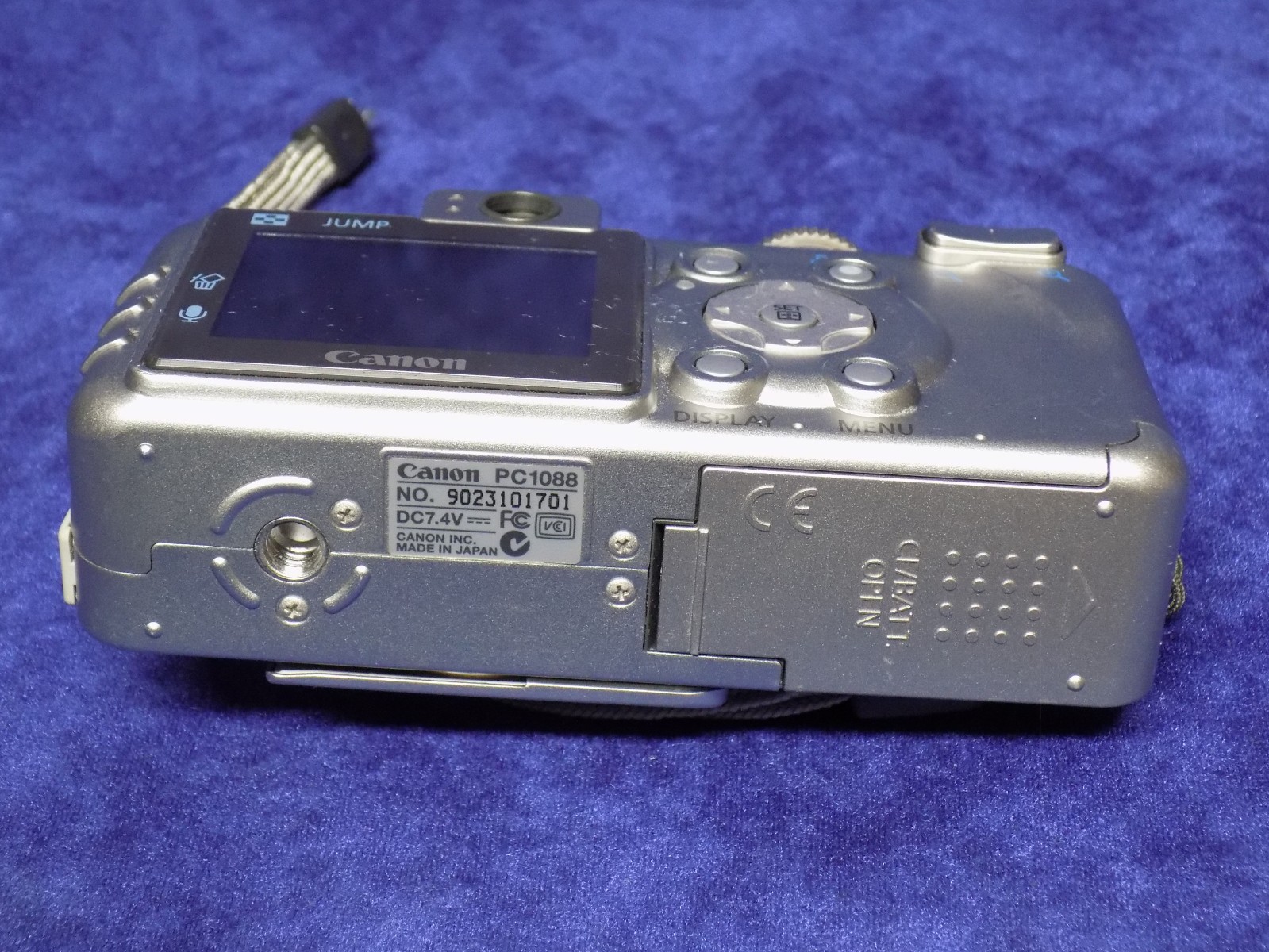 CANON POWERSHOT S60 DIGITAL CAMERA 5.0MP 3.6x ZOOM UNTESTED