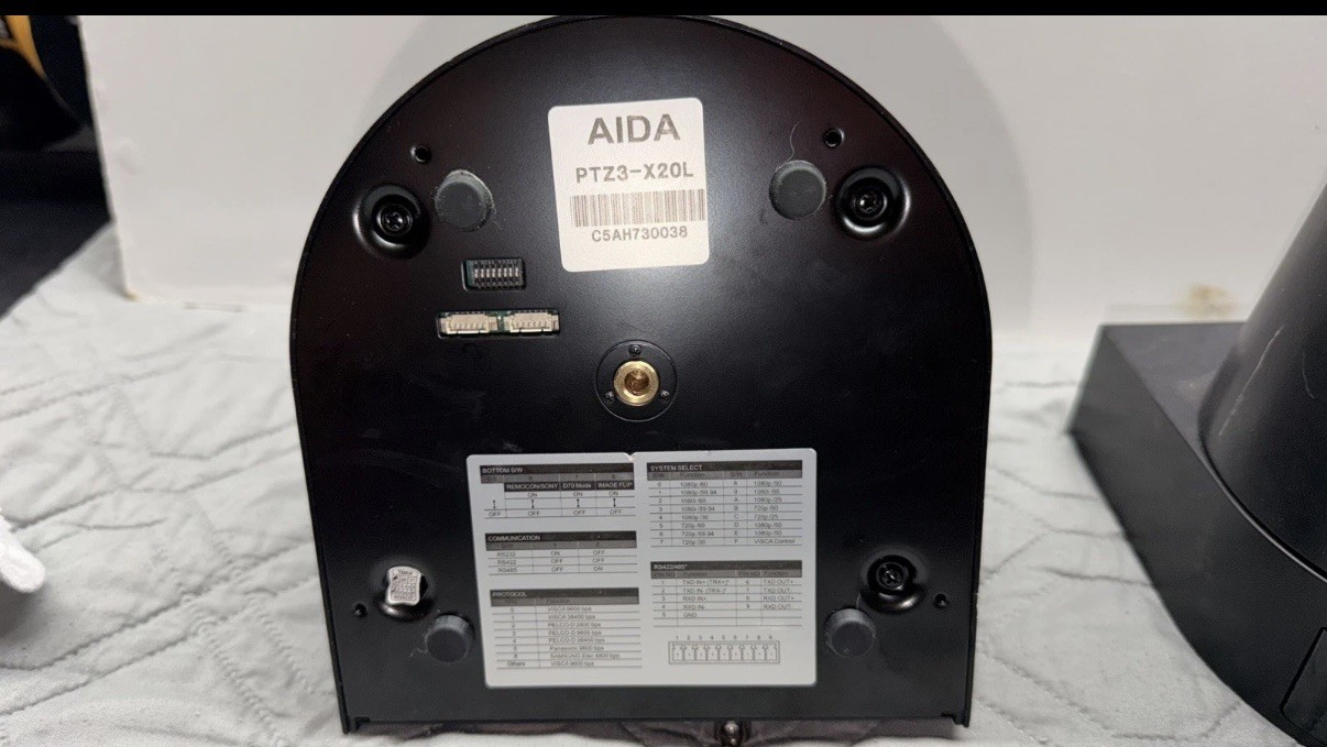 Used AIDA Imaging PTZ3-X20L Full HD Broadcast PTZ Cameras Lot of 3