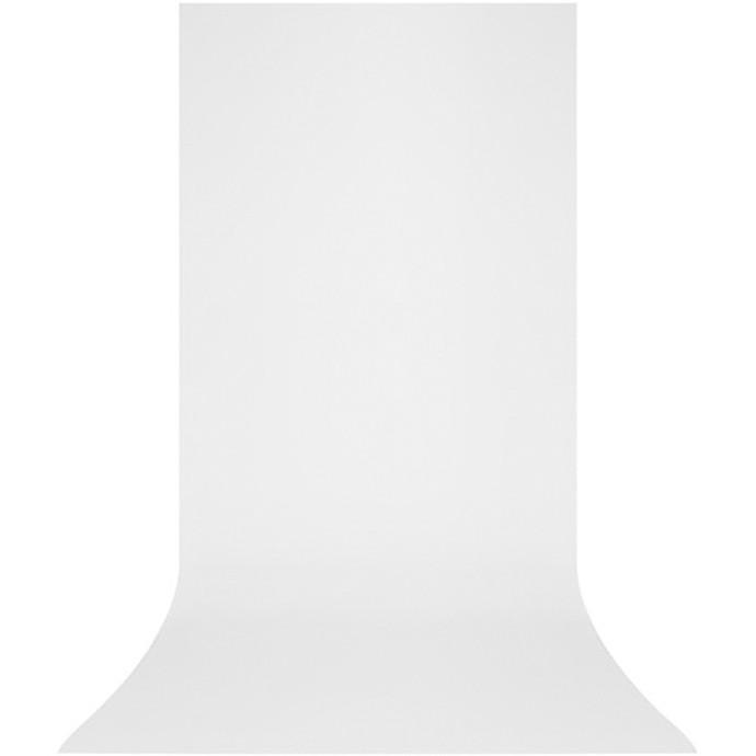 Westcott X-Drop Wrinkle-Resistant Backdrop – High-Key White Sweep 5x12ft