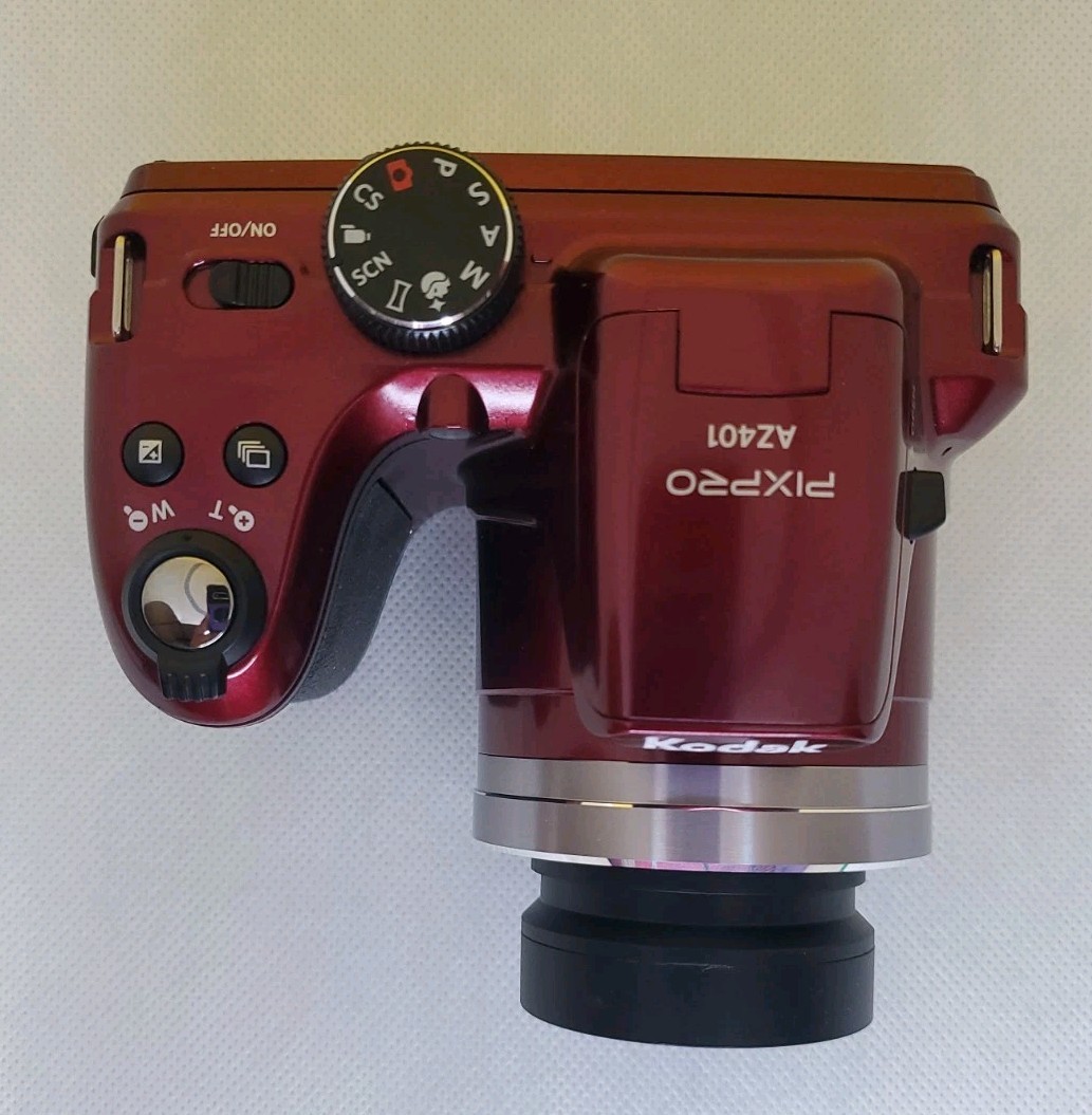 KODAK PIXPRO AZ401 Digital Camera 16MP 40X Zoom HD 720p – Red -Open Box
