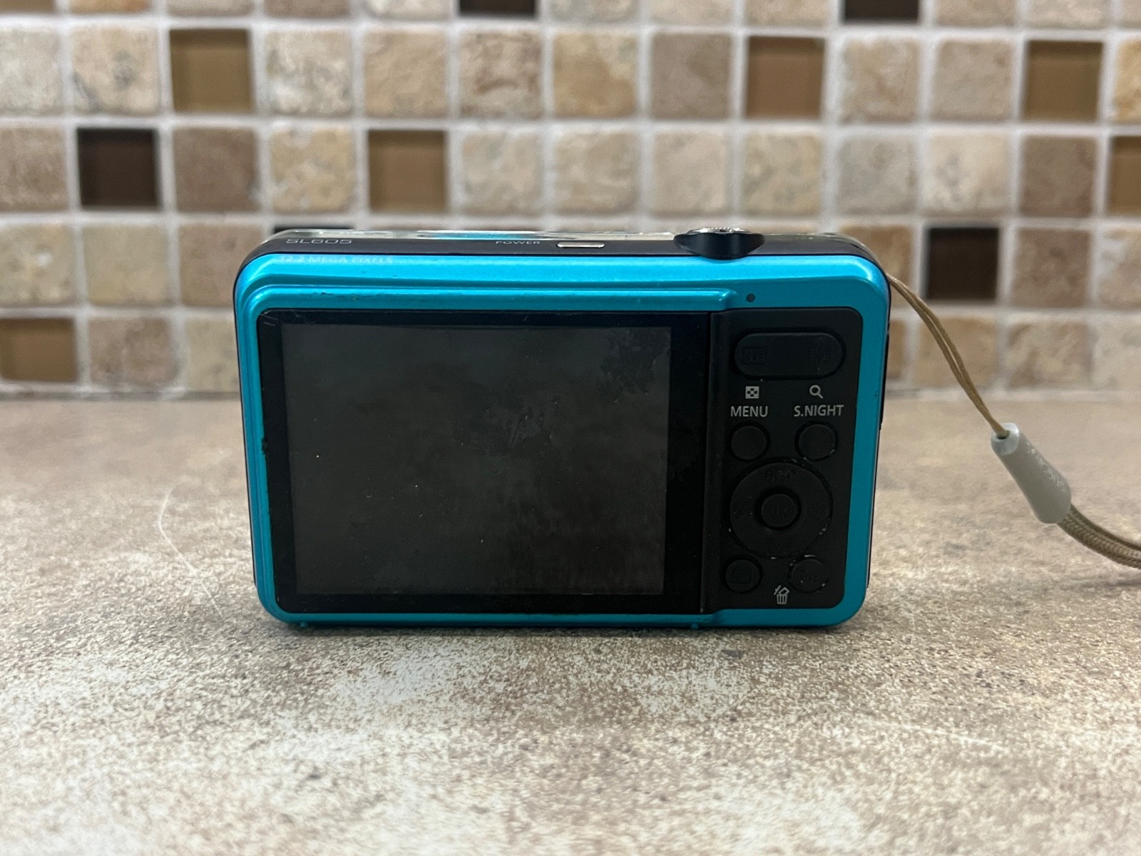 Samsung SL Series SL605 12.2MP Blue Digital Camera – Untested, W/ Battery