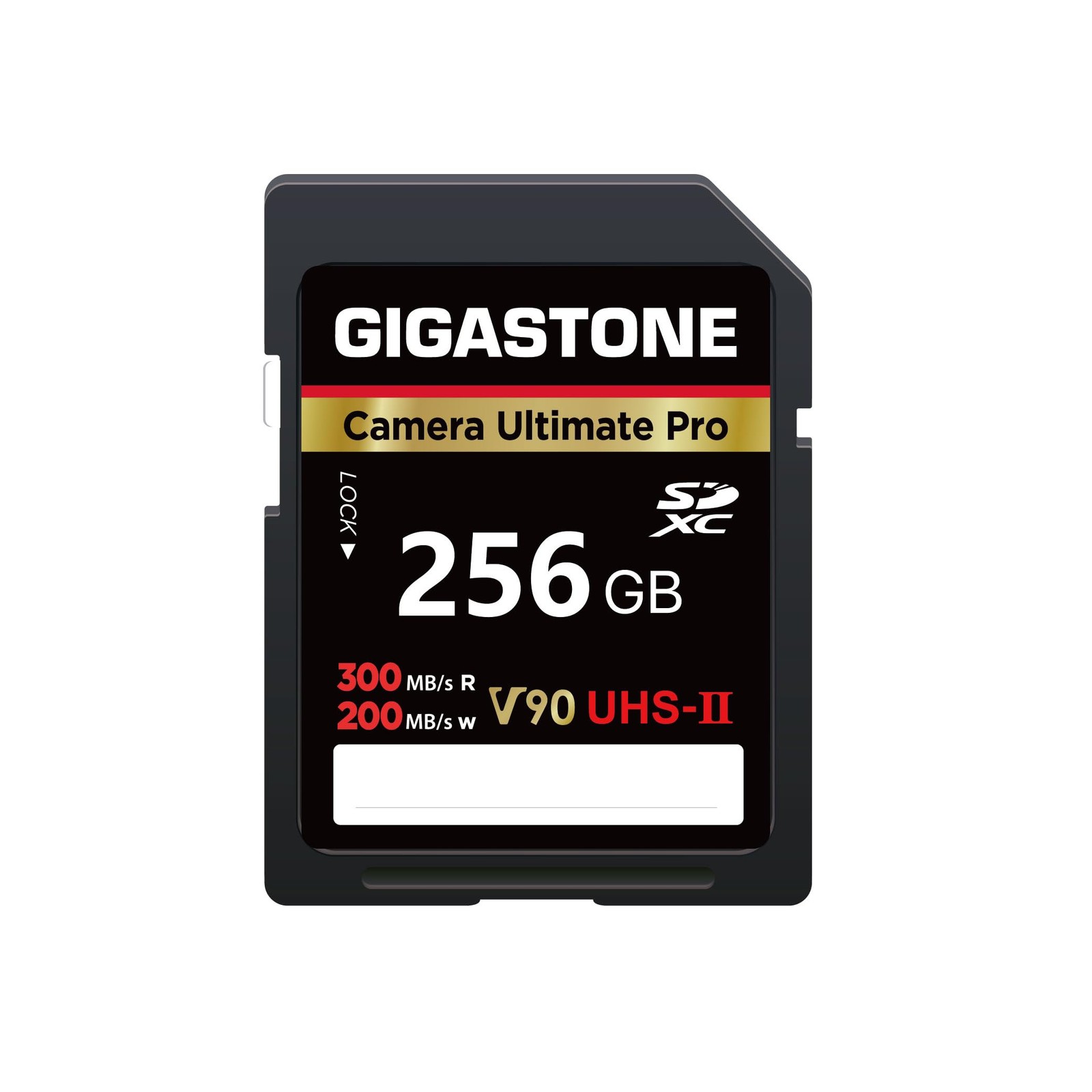 【5-Years Data Recovery】 GIGASTONE 256GB SD A1 V90 Camera Ultimate Pro