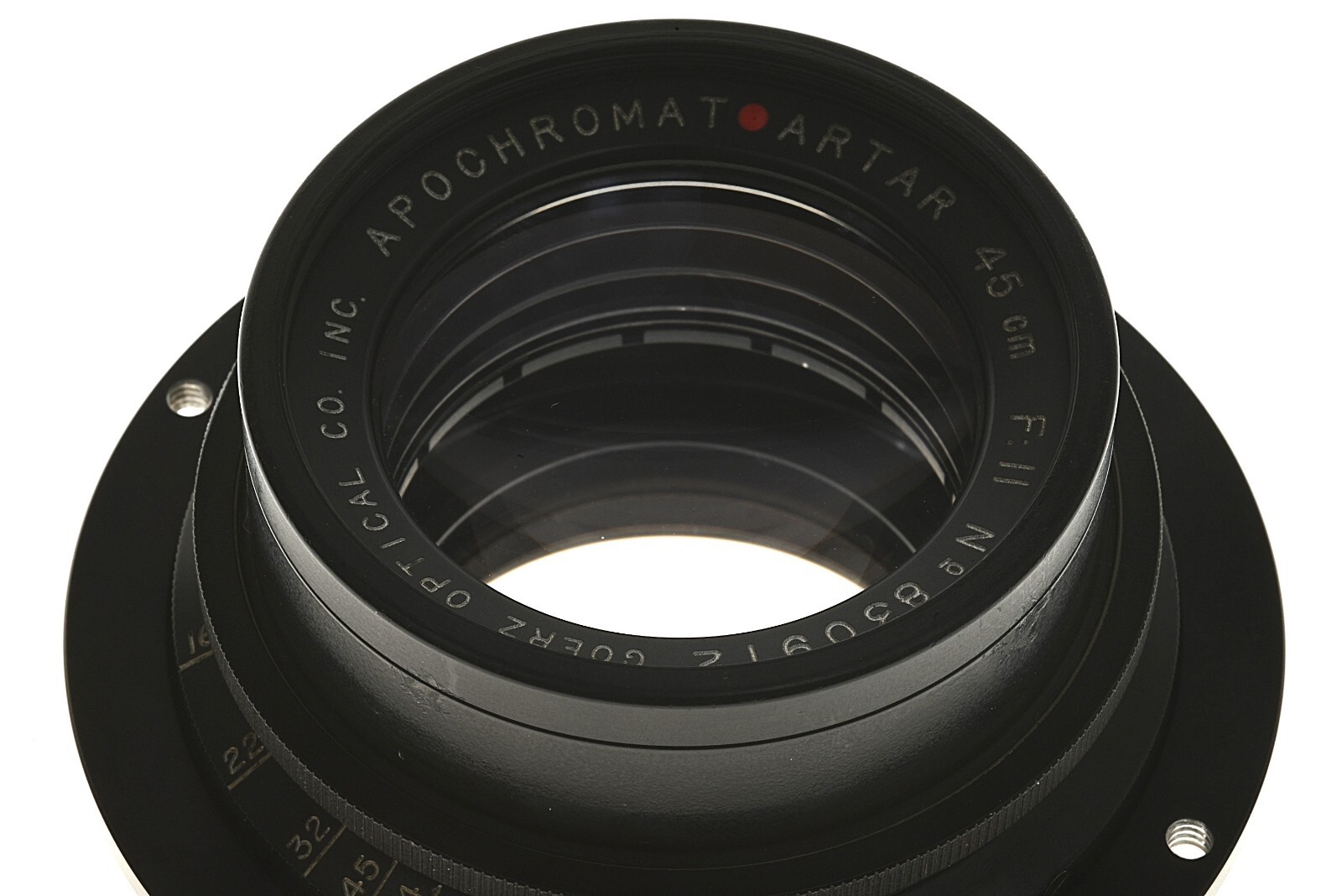 GOERZ APO ARTAR RED DOT 45cm F/11 – ALUMINUM BARREL – LN