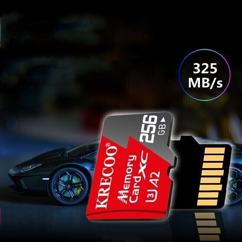 128GB 256GB 1TB Micro SD Card Memory Card TF Card +Free Adapter High Speed Lot