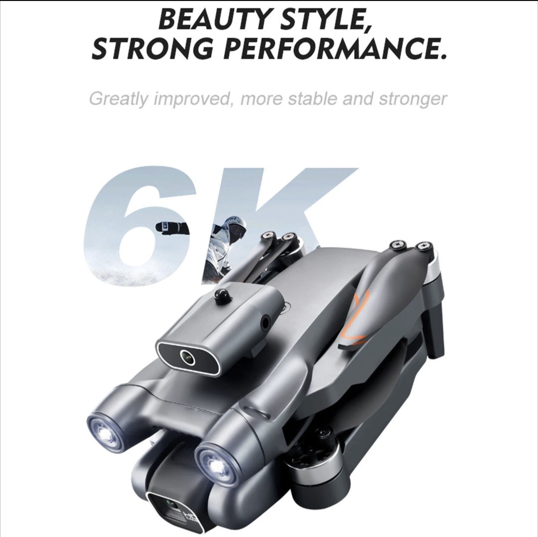 6K Foldable Quadcopter Intelligent HD Dual Camera RC Drone With Brushless Motor
