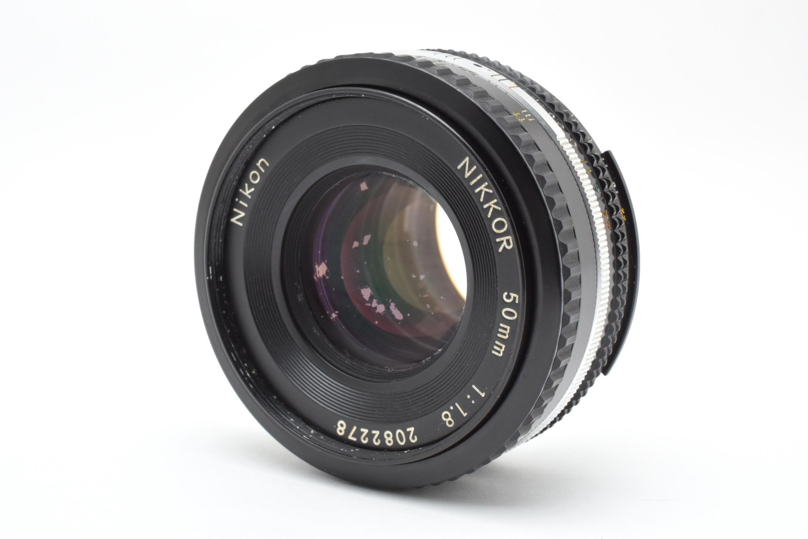 [Exc+5] Nikon Nikkor Ai-s 50mm f/1.8 MF Pancake Prime Lens F Mount From JAPAN
