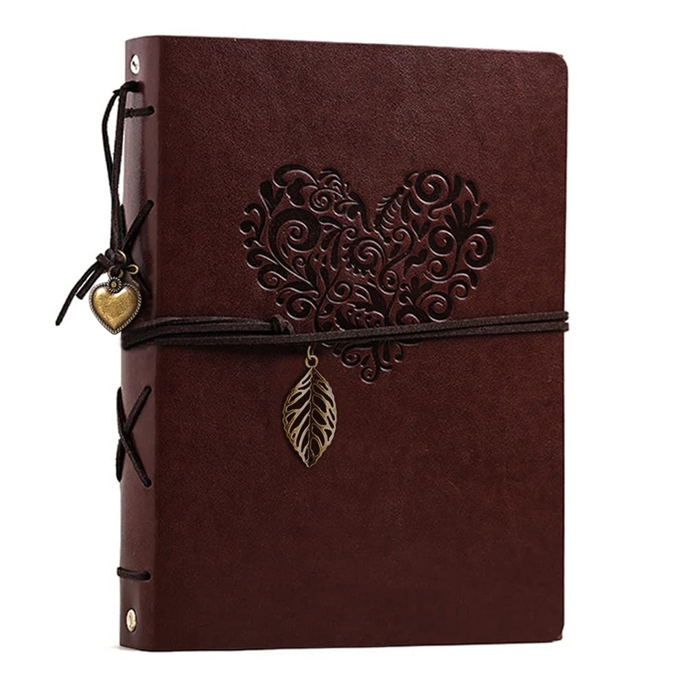 Photo Album 4×6 160 Photos, Leather 9.5×8.0 – Travel Wedding Baby Scrapbook