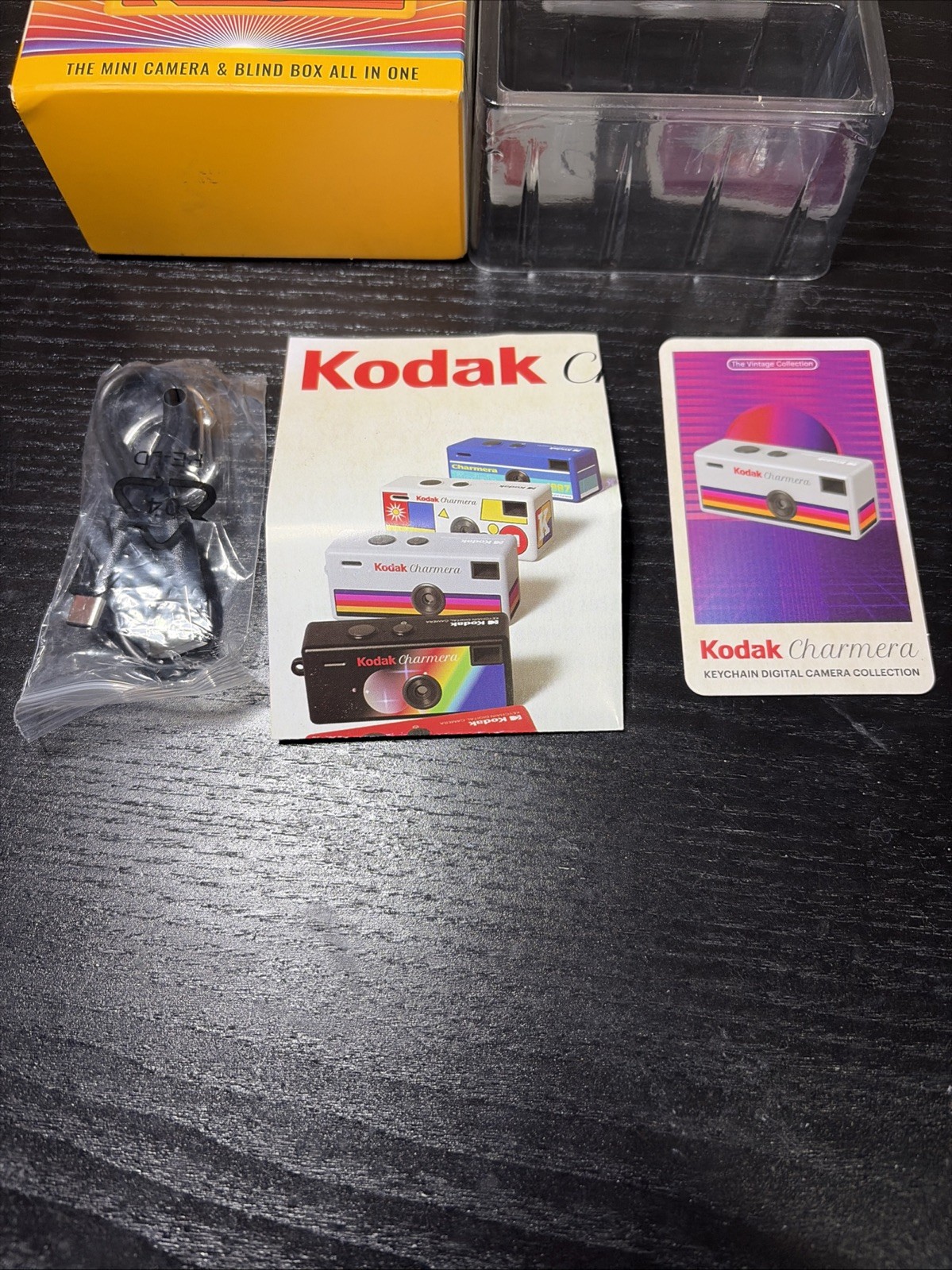 Kodak Charmera 1987 Keychain Digital Camera | Type 3 Rainbow |
