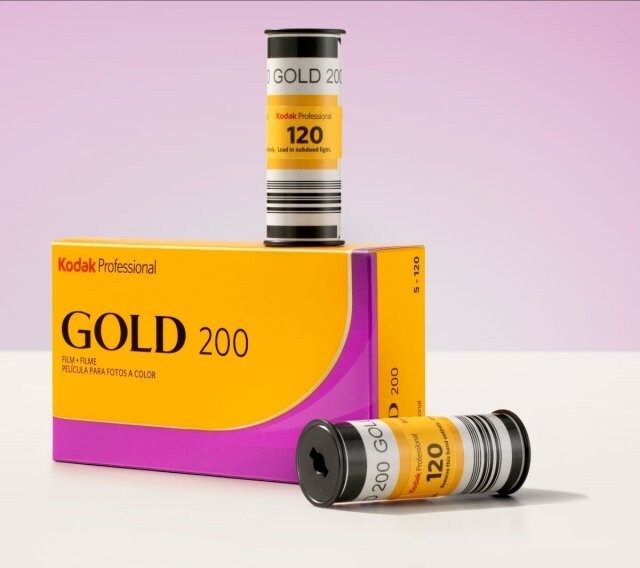 Kodak Professional Gold 200 120mm Roll Color Negative Film, 5 Pack