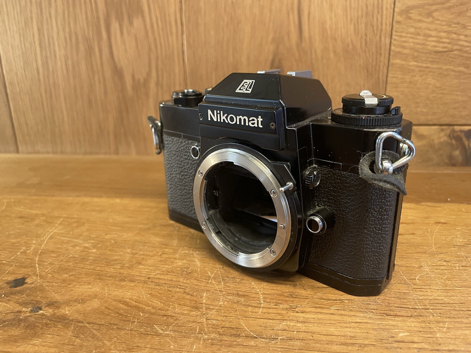 *Rare ELW : APP Mint* Nikon Nikomat ELW EL W Black Film Camera Body From Japan