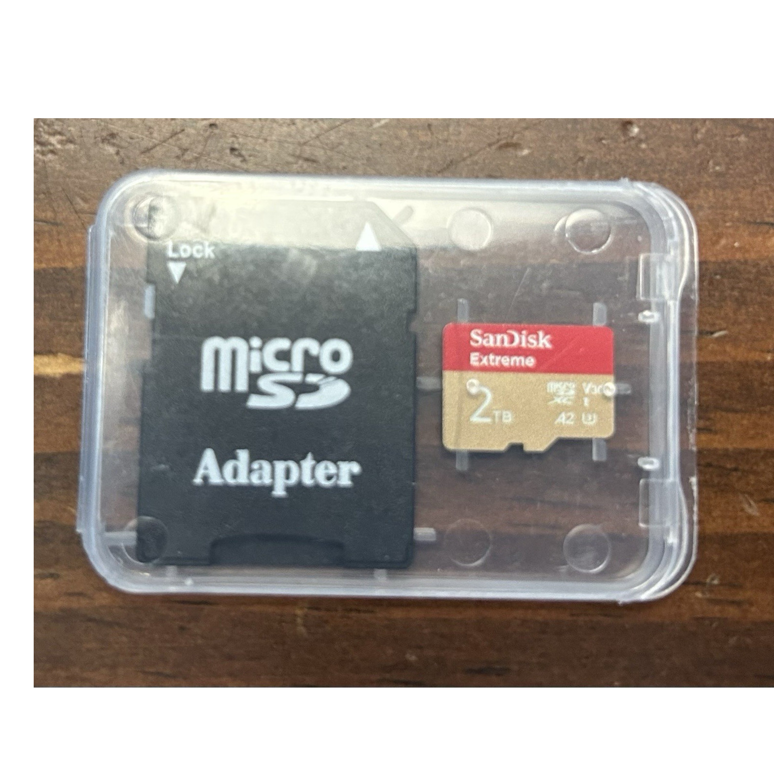 SanDisk Extreme 2TB microSDXC UHS-I V30 A2 Class 3 Memory Card w/ Adapter