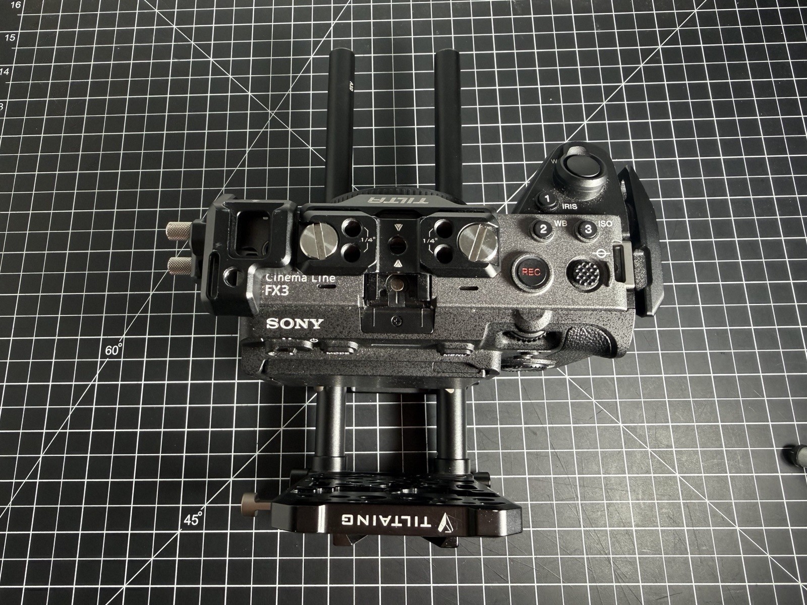 Sony Cinema Line FX3 Mirrorless Camera Body Tilta Cage + 2 ProGrade 160GB