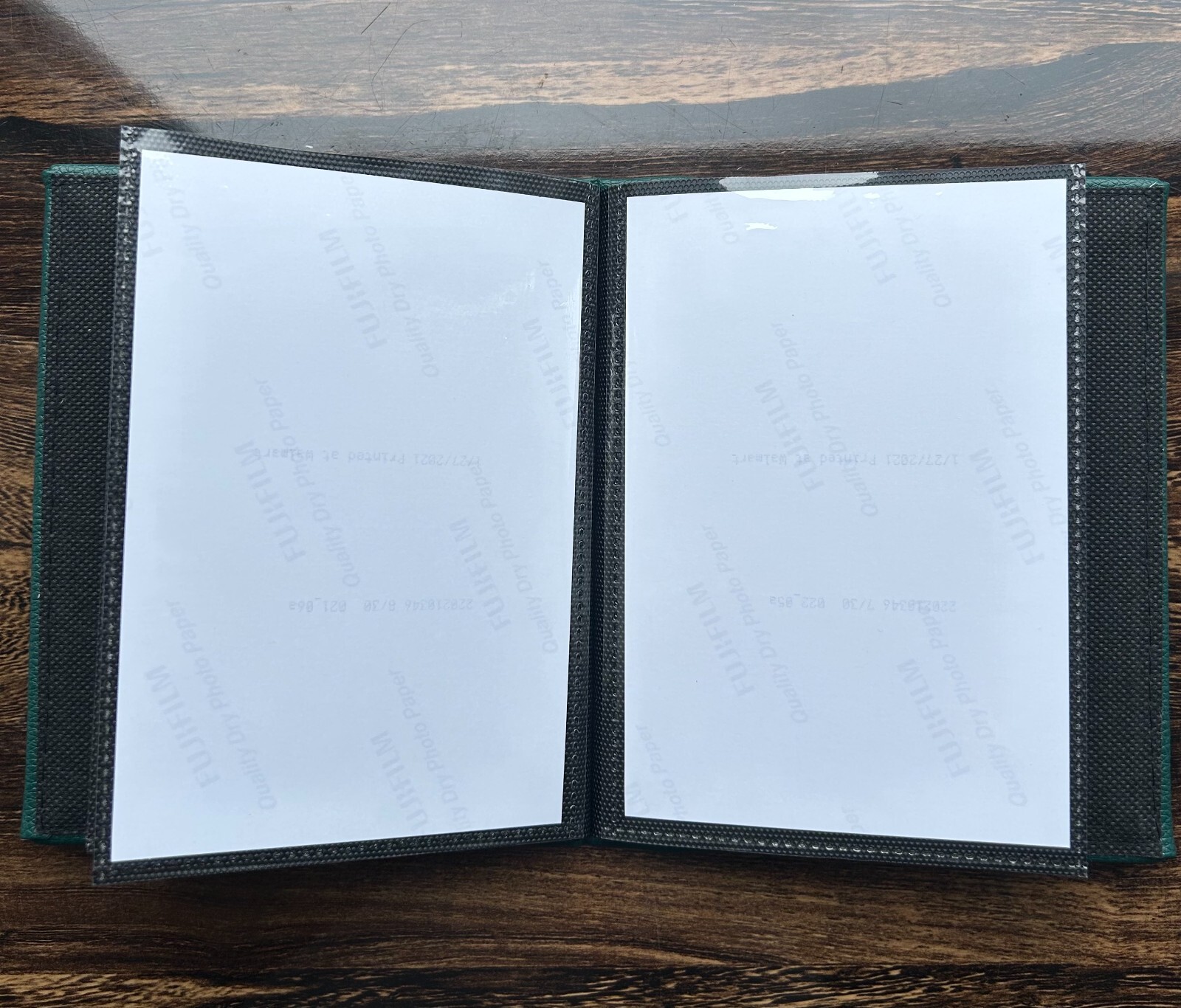 Film Camera Photo Album Leather 4×6 36 Photos Forest Green
