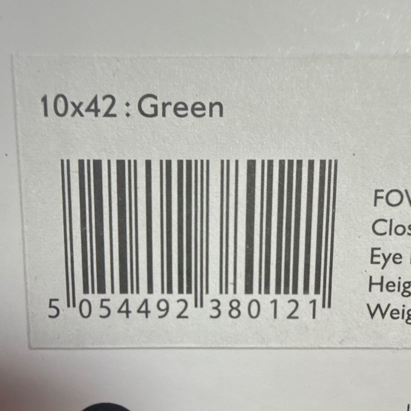 Hawke Frontier HD X 10×42 Green Binoculars Roof Prism Waterproof MPN 38012