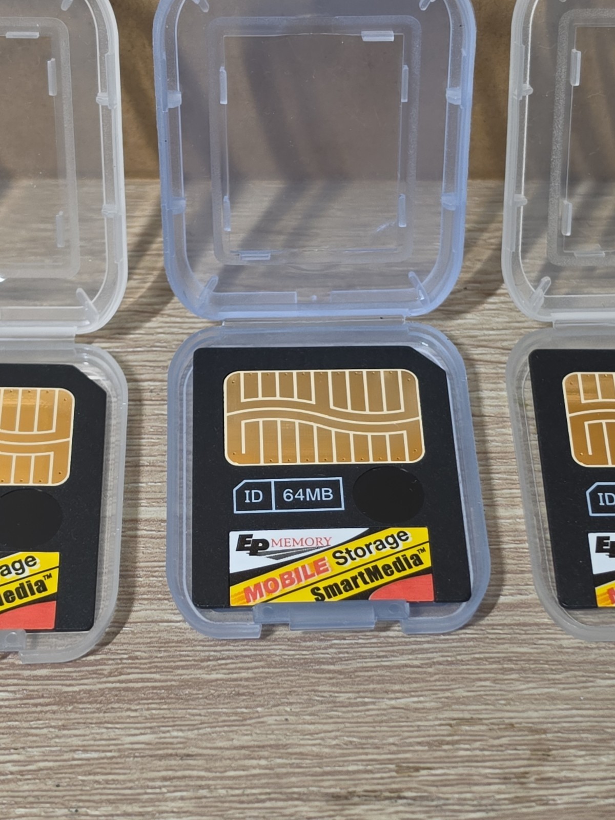 (Lot of 5) Smart Media 64MP Memory Cards. Used. Tested. Working. Free Shipping.